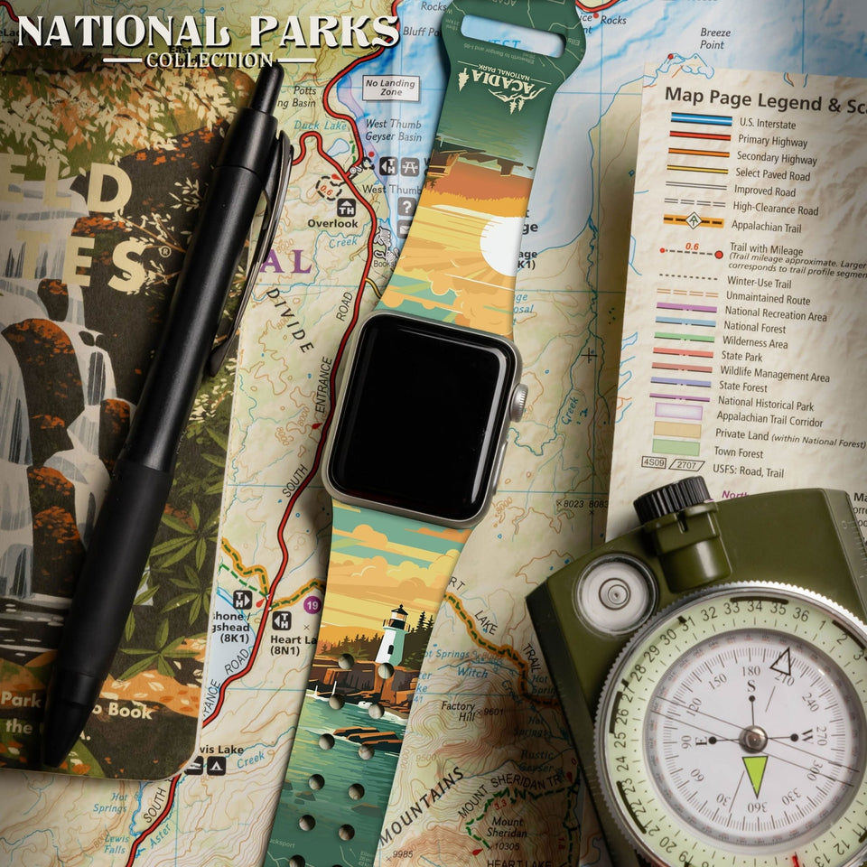 National Parks Acadia HD Apple Watch Band - Wear with style