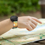 National Parks Acadia HD Watchband for Samsung, Garmin, Fossil, and More - Wear with style