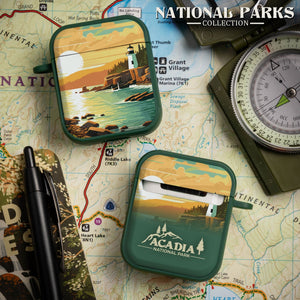 National Parks Acadia HDX Apple Airpods Gen 1 & 2 Case Cover - Wear with style