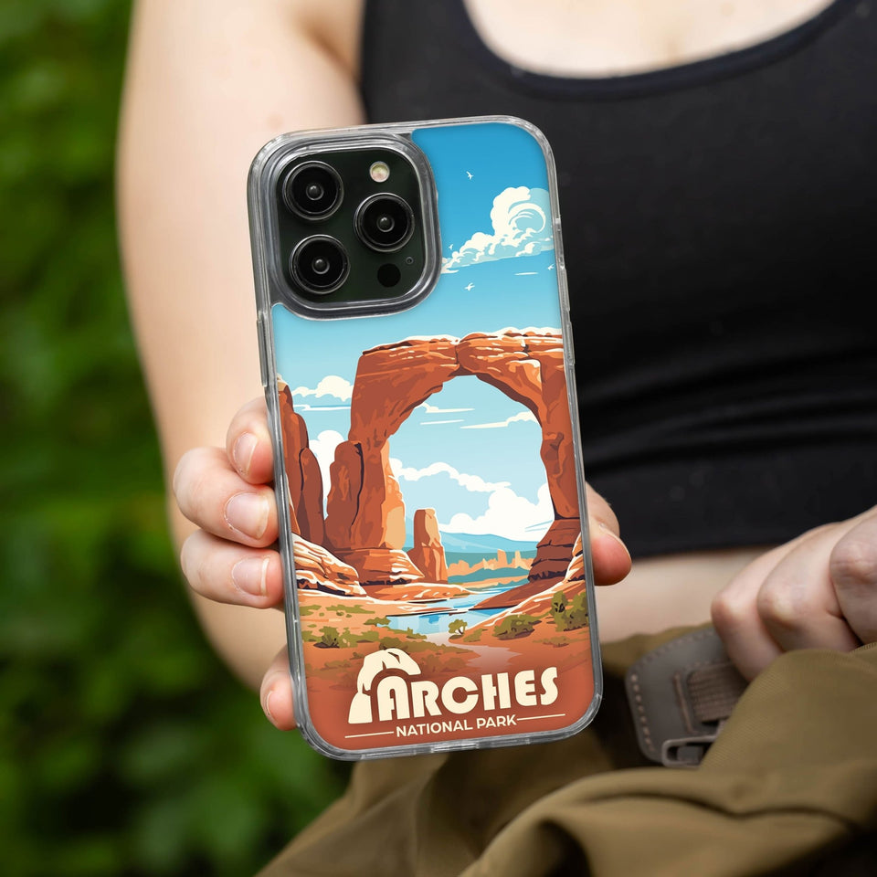 National Parks Arches HD Apple iPhone 13 Series Mag - Safe Phone Case - Wear with style