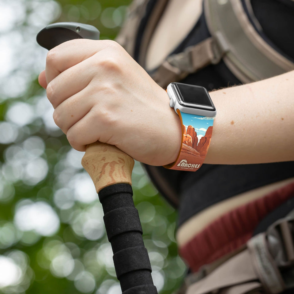 National Parks Arches HD Fitbit Versa 3 & Sense 1 Watch Band - Wear with style
