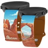 National Parks Arches HD Watchband for Samsung, Garmin, Fossil, and More - Wear with style