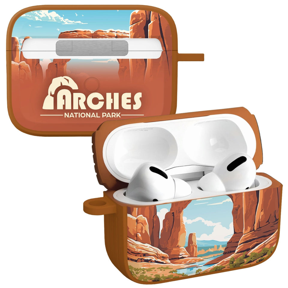 National Parks Arches HDX Apple Airpods Pro 1 & 2 Case Cover - Wear with style