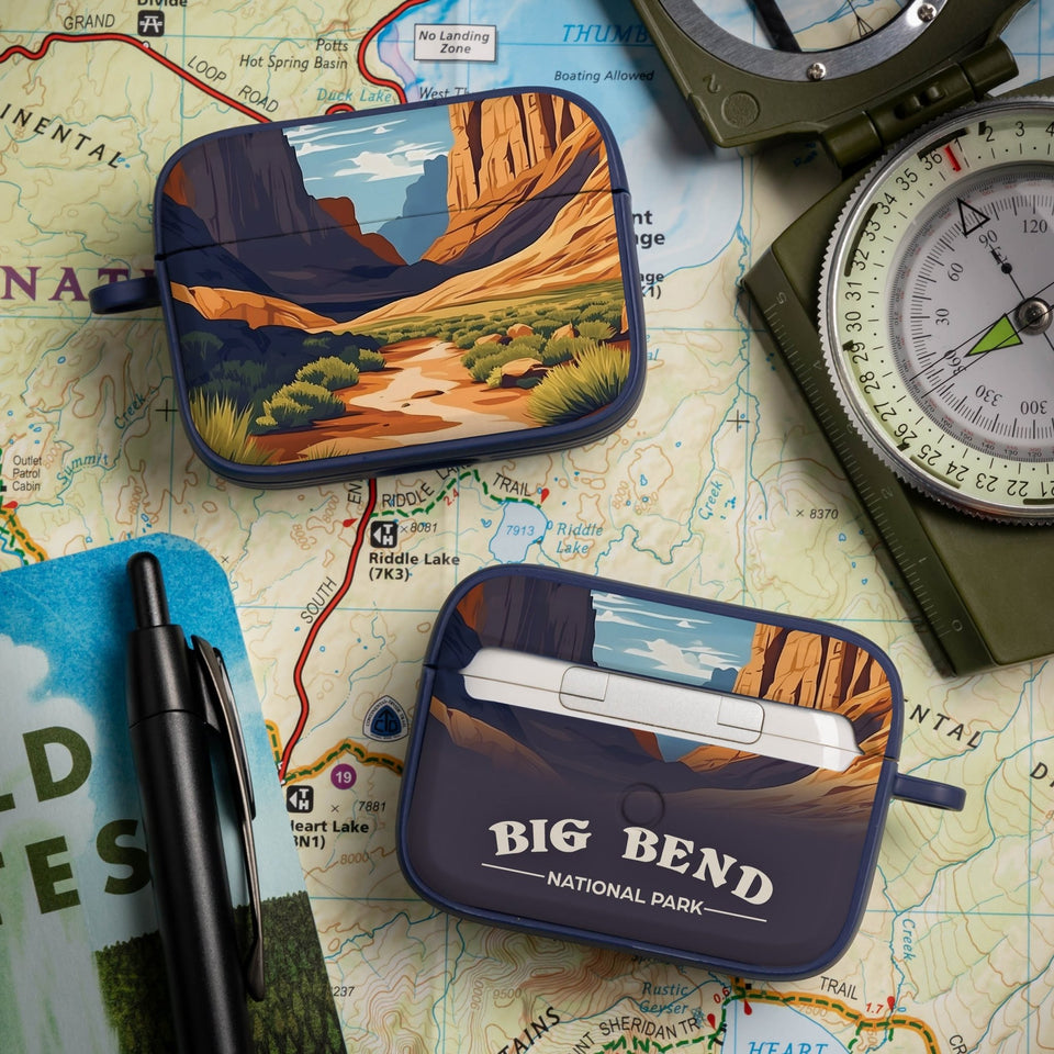 National Parks Big Bend HDX Apple Airpods Pro 1 & 2 Case Cover - Wear with style
