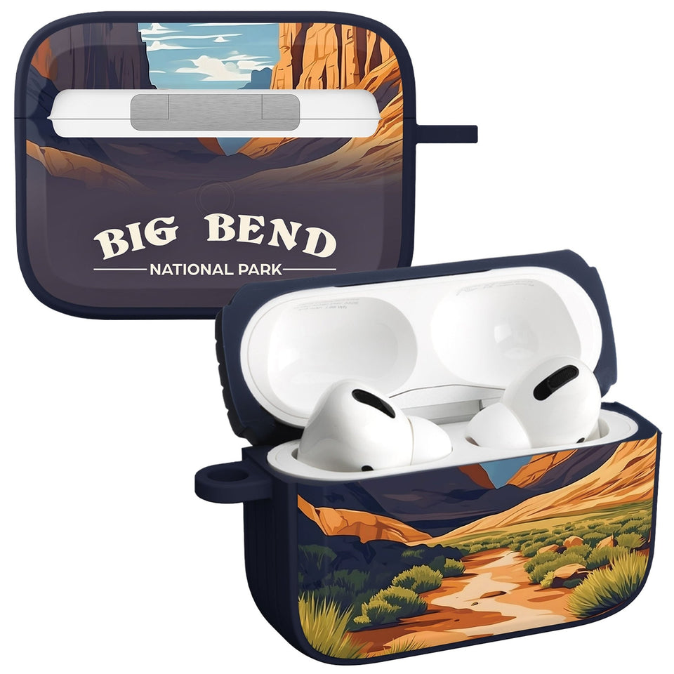 National Parks Big Bend HDX Apple Airpods Pro 1 & 2 Case Cover - Wear with style