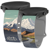 National Parks Denali HD Watchband for Samsung, Garmin, Fossil, and More - Wear with style