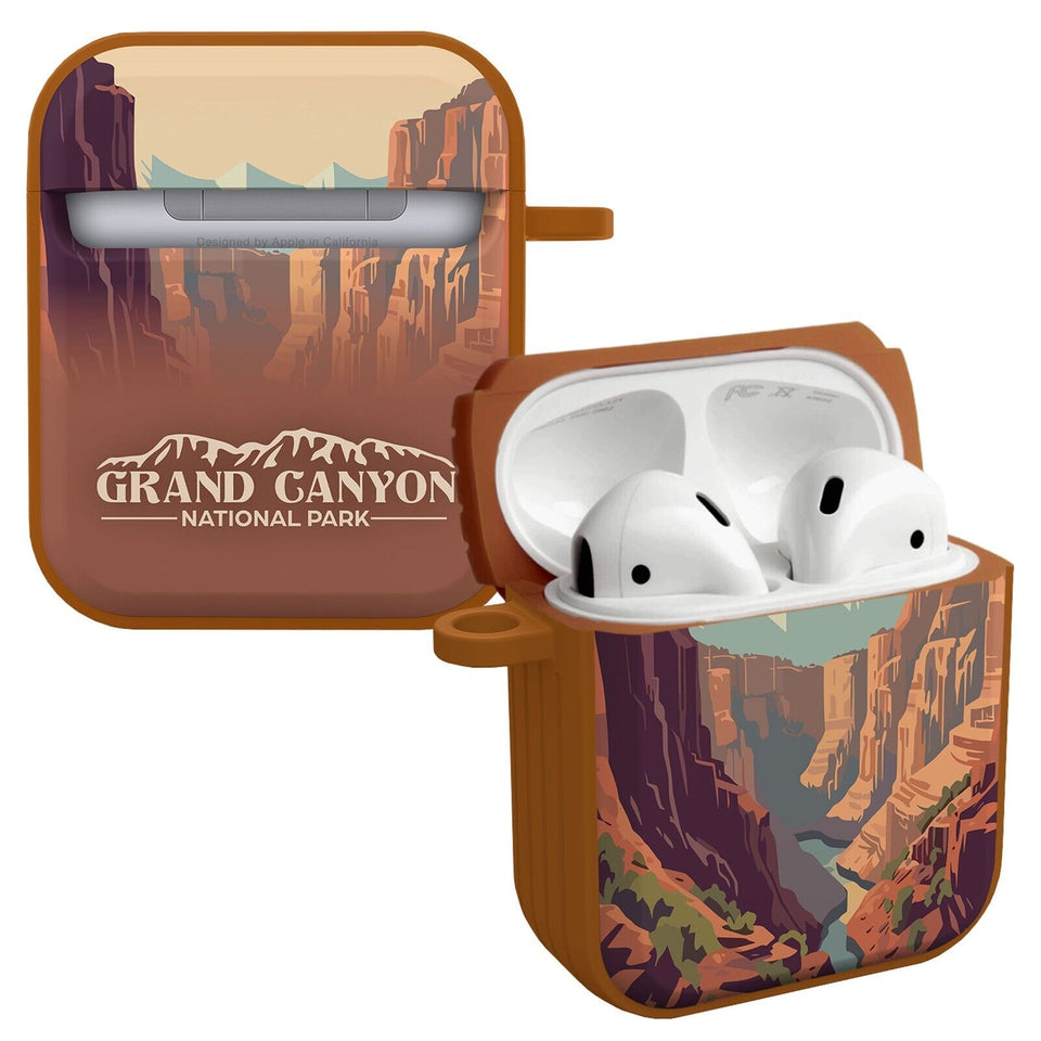 National Parks Grand Canyon HDX Apple Airpods Gen 1 & 2 Case Cover - Wear with style