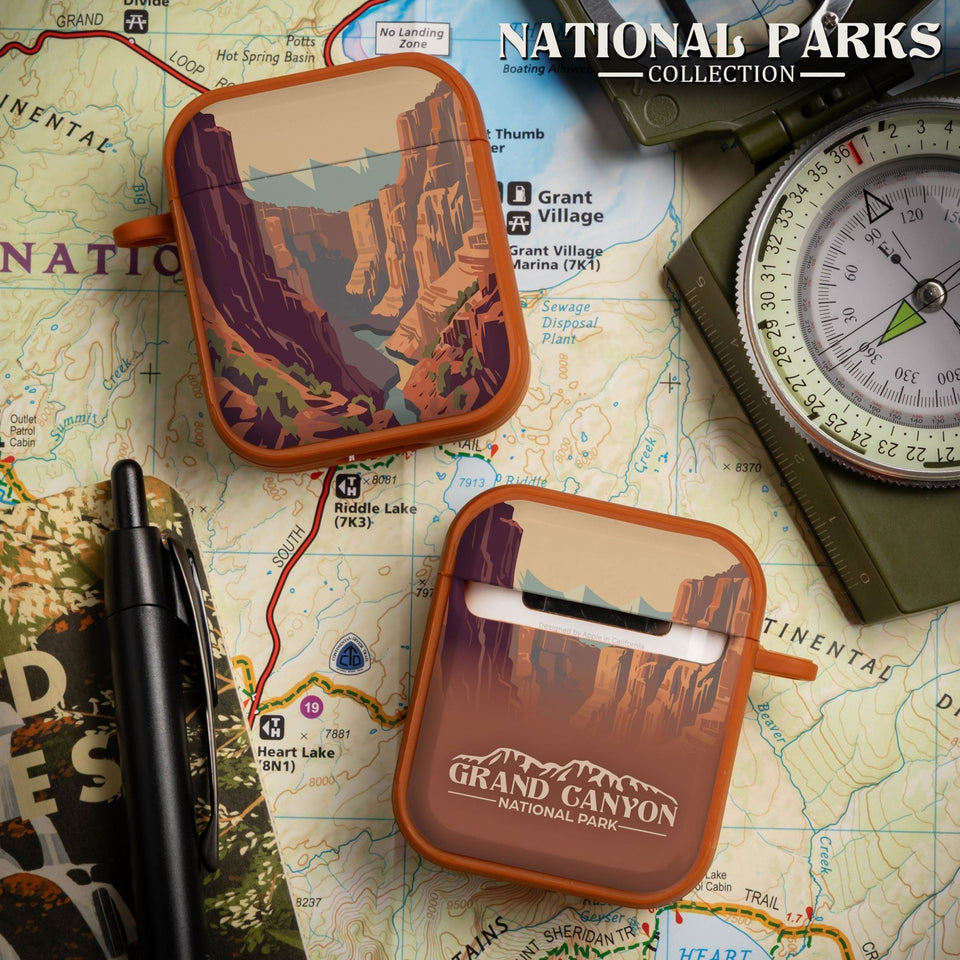 National Parks Grand Canyon HDX Apple Airpods Gen 1 & 2 Case Cover - Wear with style