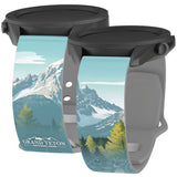 National Parks Grand Teton HD Watchband for Samsung, Garmin, Fossil, and More - Wear with style