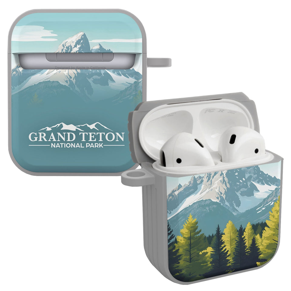 National Parks Grand Teton HDX Apple Airpods Gen 1 & 2 Case Cover - Wear with style