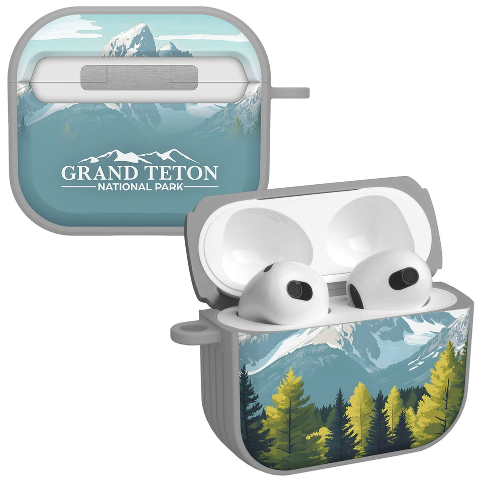 National Parks Grand Teton HDX Apple Airpods Gen 3 Case Cover - Wear with style