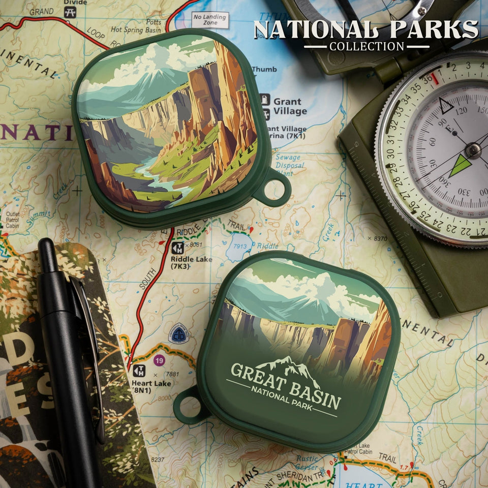 National Parks Great Basin HDX Samsung Galaxy Buds Pro & Buds Live Case Cover - Wear with style