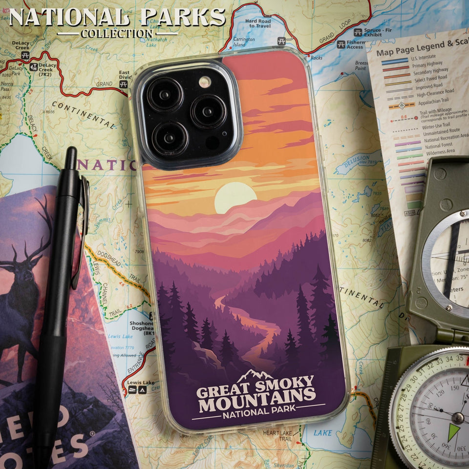 National Parks Great Smoky Mountains HD Apple iPhone 11 Series Phone Case - Wear with style