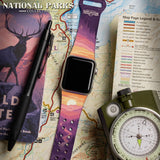 National Parks Great Smoky Mountains HD Fitbit Versa 3 & Sense 1 Watch Band - Wear with style