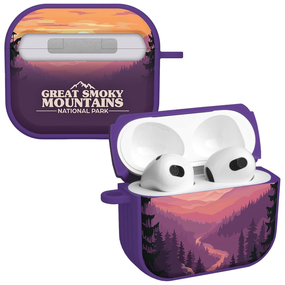 National Parks Great Smoky Mountains HDX Apple Airpods Gen 3 Case Cover - Wear with style