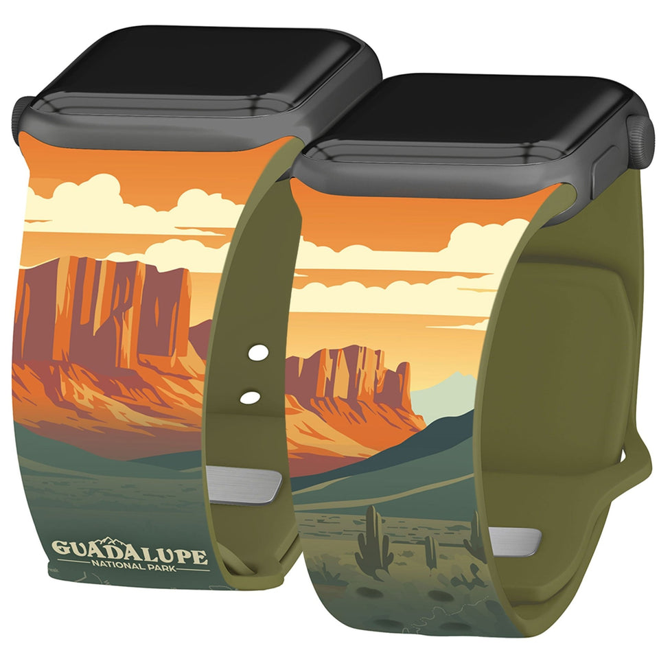 National Parks Guadalupe HD Fitbit Versa 3 & Sense 1 Watch Band - Wear with style