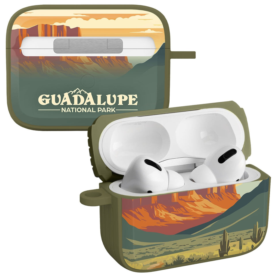 National Parks Guadalupe HDX Apple Airpods Pro 1 & 2 Case Cover - Wear with style