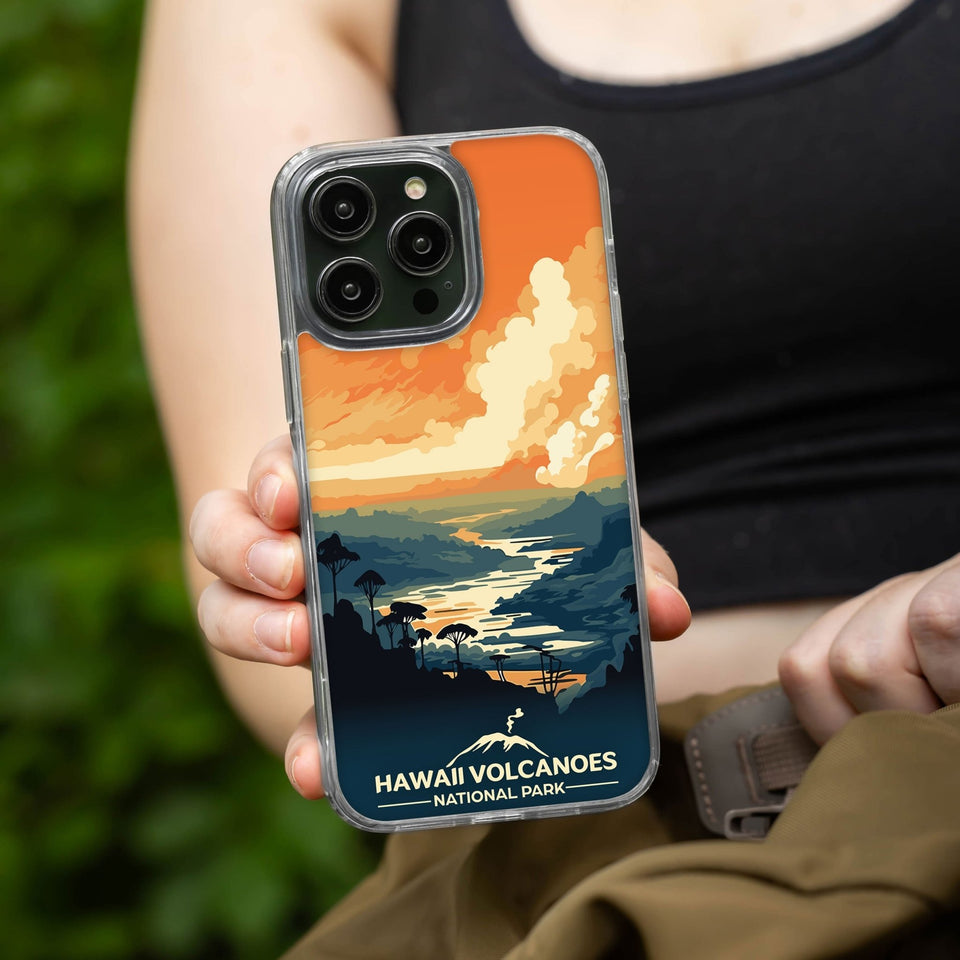 National Parks Hawaii Volcanoes HD Apple iPhone 13 Series Mag - Safe Phone Case - Wear with style
