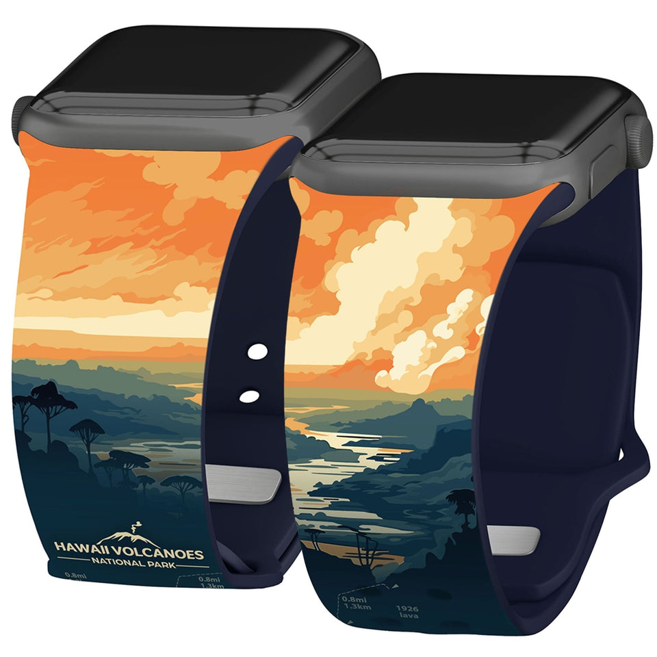 National Parks Hawaii Volcanoes HD Apple Watch Band - Wear with style