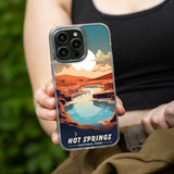 National Parks Hot Springs HD Apple iPhone 15 Series Mag - Safe Phone Case - Wear with style