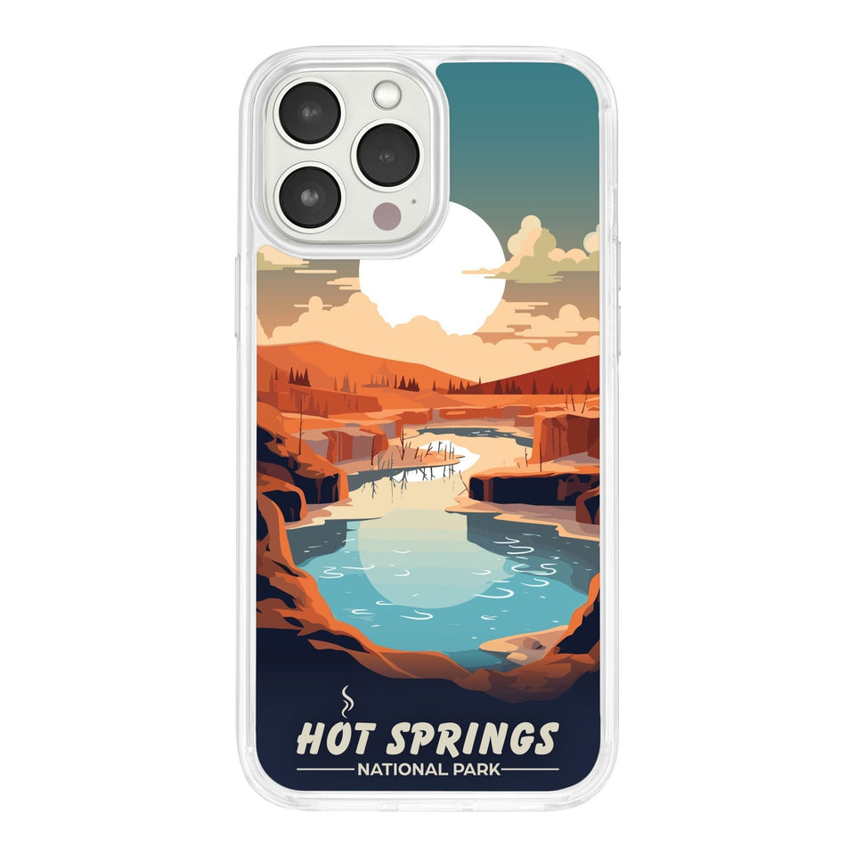 National Parks Hot Springs HD Apple iPhone 16 Mag - Safe Phone Case - Wear with style