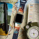 National Parks Hot Springs HD Fitbit Versa 3 & Sense 1 Watch Band - Wear with style