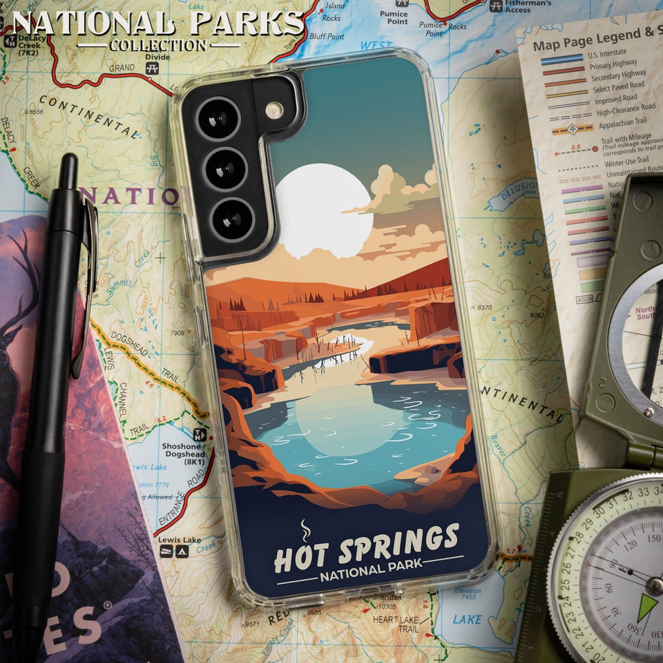 National Parks Hot Springs HD Samsung Galaxy S21 Phone Case - Wear with style