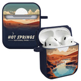 National Parks Hot Springs HDX Apple Airpods Gen 1 & 2 Case Cover - Wear with style