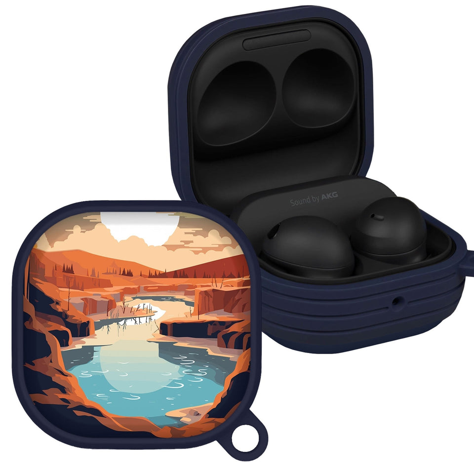 National Parks Hot Springs HDX Samsung Galaxy Buds Pro & Buds Live Case Cover - Wear with style