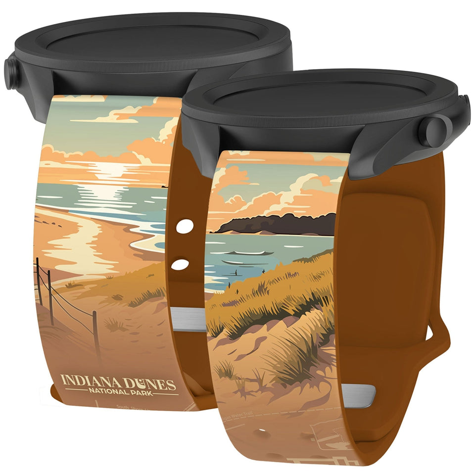 National Parks Indiana Dunes HD Watchband for Samsung, Garmin, Fossil, and More - Wear with style