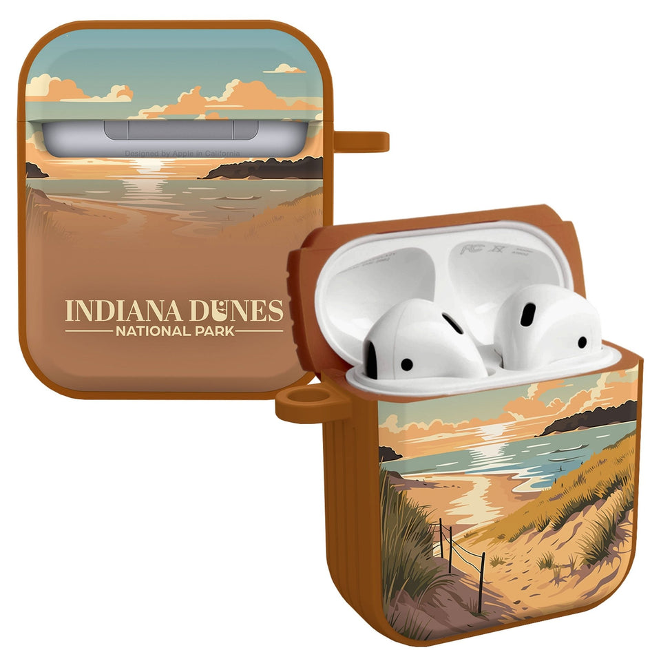 National Parks Indiana Dunes HDX Apple Airpods Gen 1 & 2 Case Cover - Wear with style