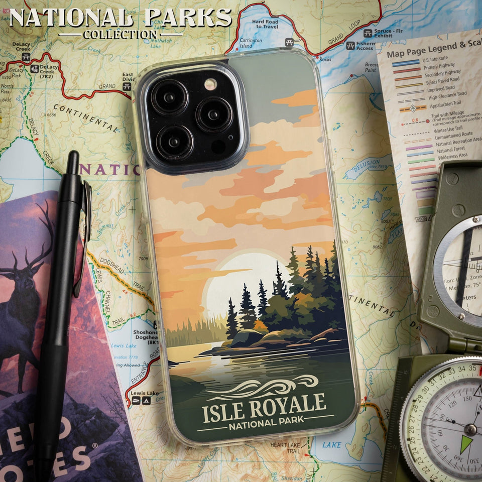 National Parks Isla Royale HD Apple iPhone 14 Series Mag - Safe Phone Case - Wear with style