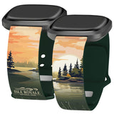 National Parks Isla Royale HD Fitbit Versa 3 & Sense 1 Watch Band - Wear with style