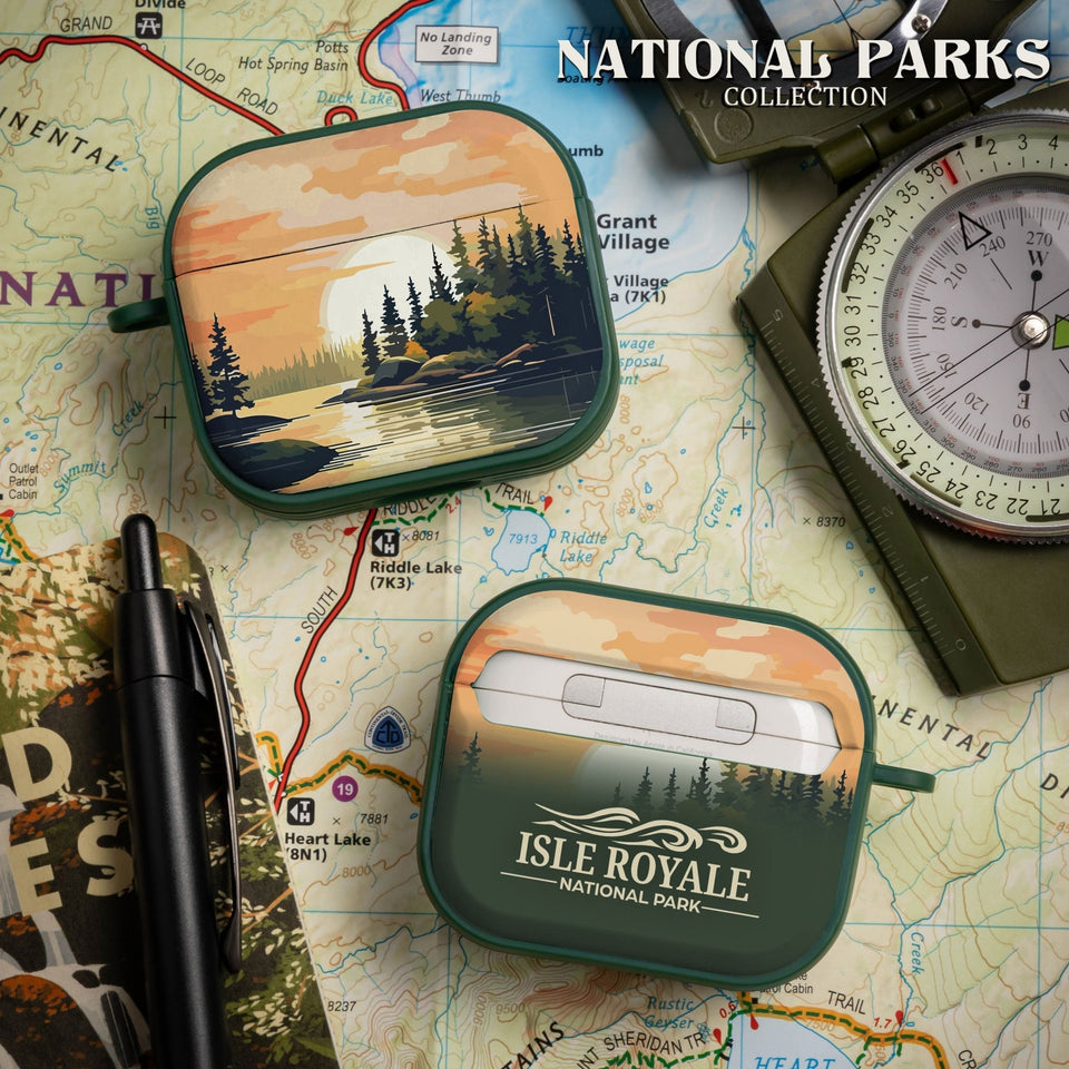 National Parks Isla Royale HDX Apple Airpods Gen 3 Case Cover - Wear with style
