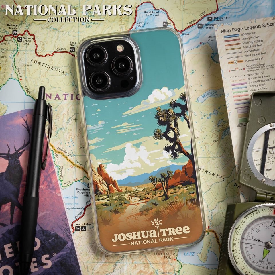 National Parks Joshua Tree HD Apple iPhone 15 Series Mag - Safe Phone Case - Wear with style