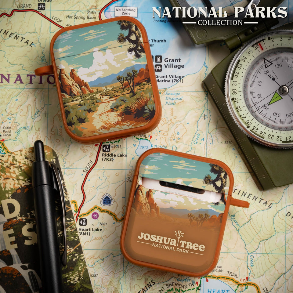 National Parks Joshua Tree HDX Apple Airpods Gen 1 & 2 Case Cover - Wear with style