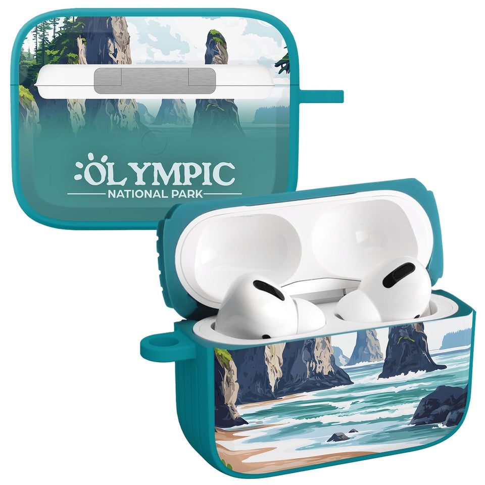 National Parks Olympic HDX Apple Airpods Pro 1 & 2 Case Cover - Wear with style