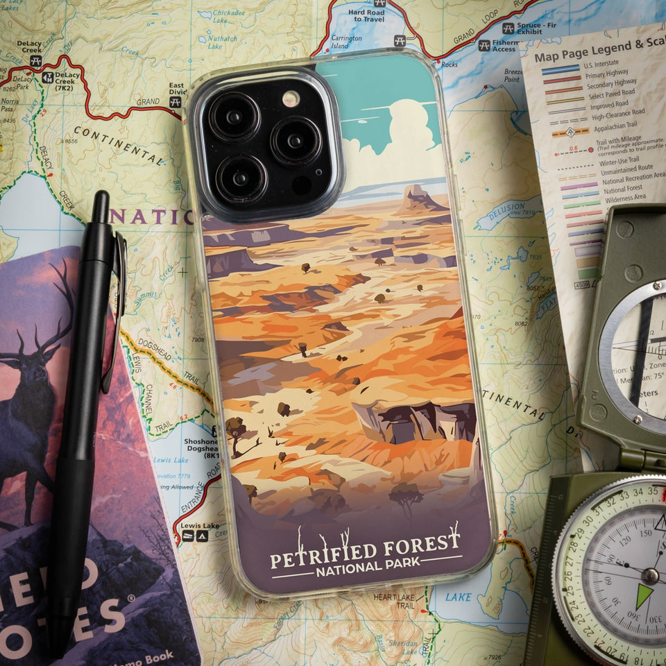 National Parks Petrified Forest HD Apple iPhone 16 Mag - Safe Phone Case - Wear with style