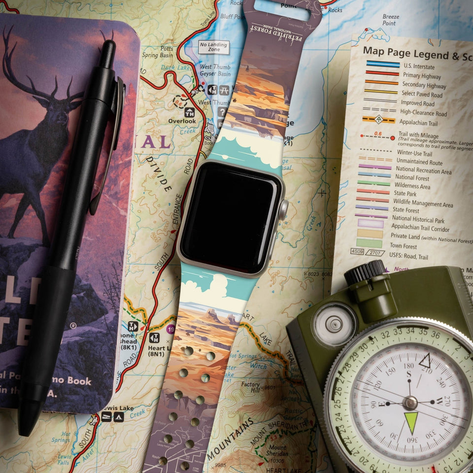 National Parks Petrified Forest HD Apple Watch Band - Wear with style
