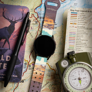 National Parks Petrified Forest HD Watchband for Samsung, Garmin, Fossil, and More - Wear with style