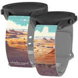 National Parks Petrified Forest HD Watchband for Samsung, Garmin, Fossil, and More - Wear with style