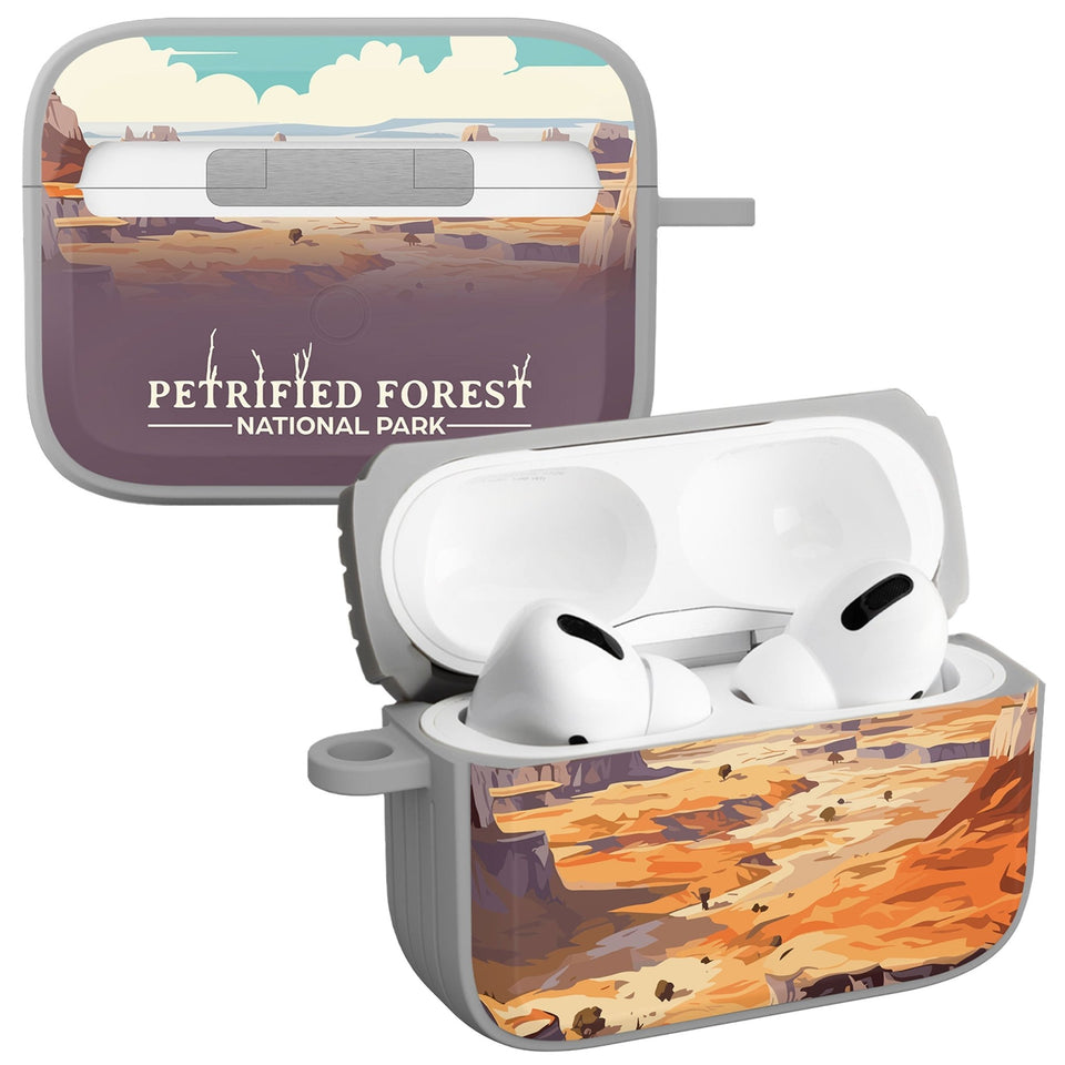 National Parks Petrified Forest HDX Apple Airpods Pro 1 & 2 Case Cover - Wear with style