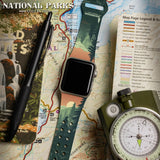 National Parks Redwood HD Fitbit Versa 3 & Sense 1 Watch Band - Wear with style