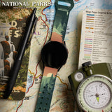 National Parks Redwood HD Watchband for Samsung, Garmin, Fossil, and More - Wear with style