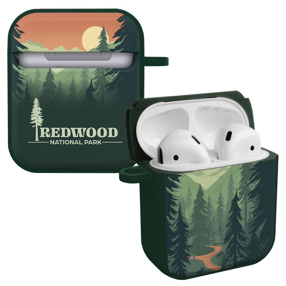 National Parks Redwood HDX Apple Airpods Gen 1 & 2 Case Cover - Wear with style
