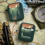 National Parks Redwood HDX Apple Airpods Gen 1 & 2 Case Cover - Wear with style