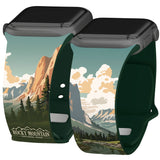 National Parks Rocky Mountain HD Apple Watch Band - Wear with style