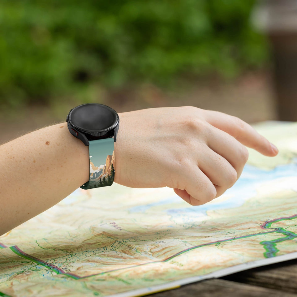 National Parks Rocky Mountain HD Watchband for Samsung, Garmin, Fossil, and More - Wear with style