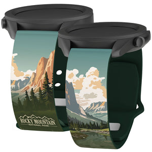National Parks Rocky Mountain HD Watchband for Samsung, Garmin, Fossil, and More - Wear with style