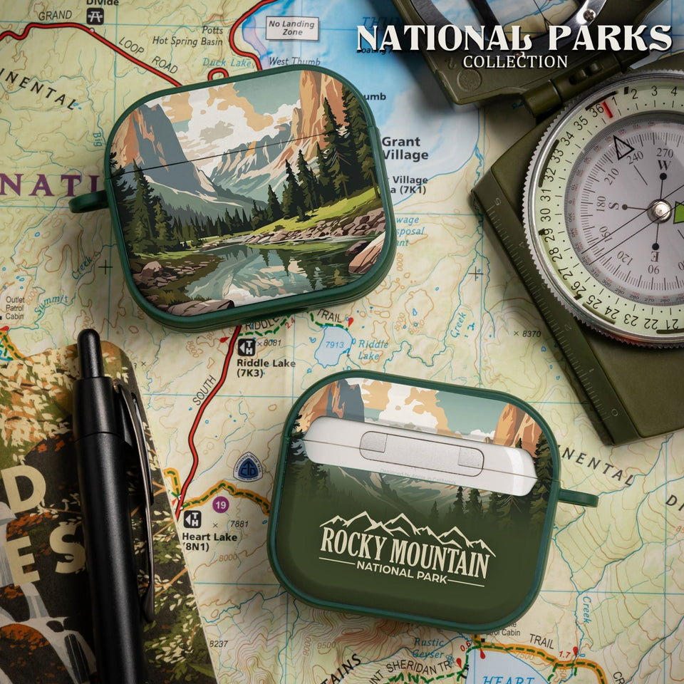 National Parks Rocky Mountain HDX Apple Airpods Gen 3 Case Cover - Wear with style